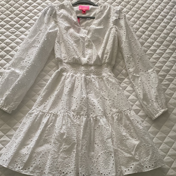 Lilly Pulitzer taviana white lace dress - Picture 2 of 8